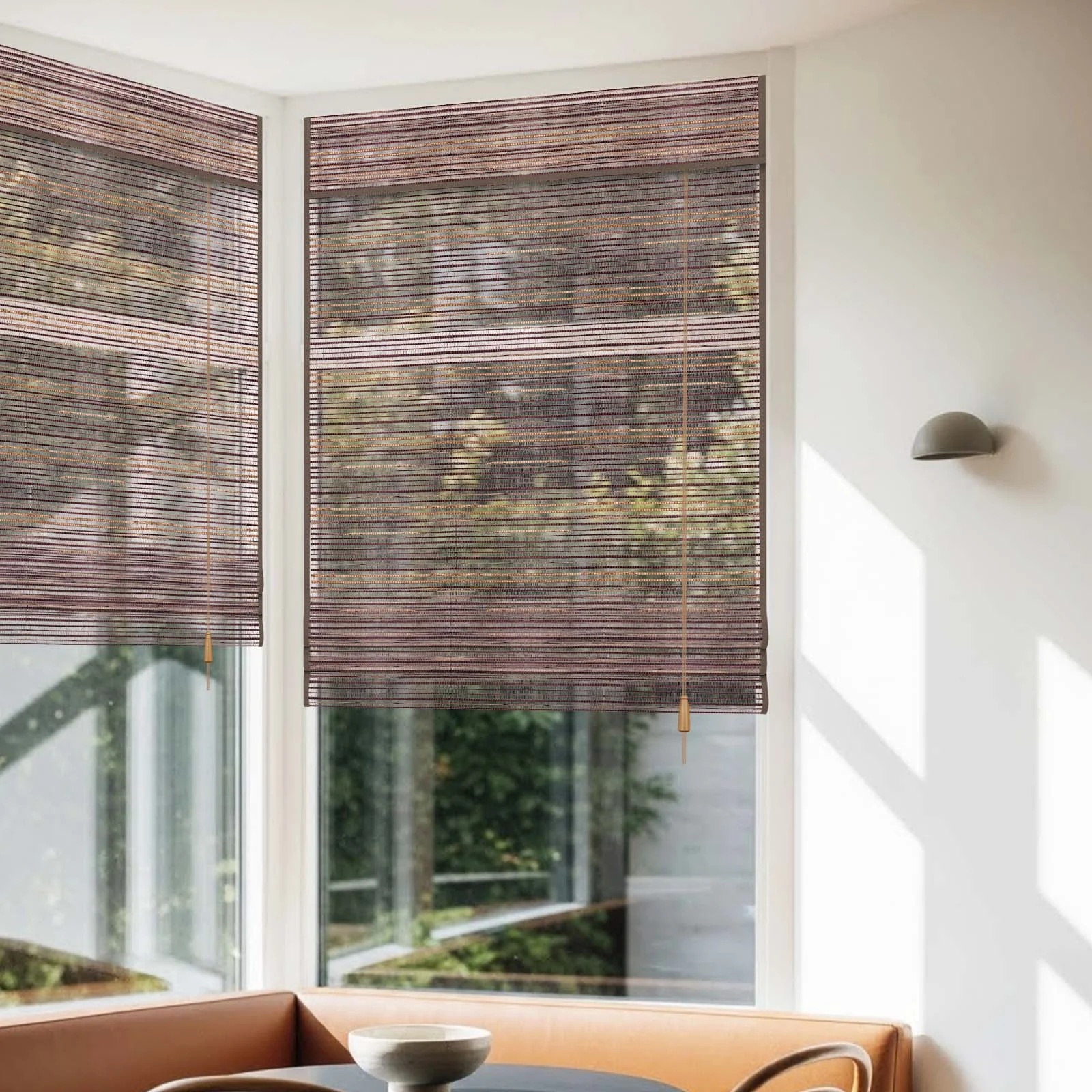 Corded Jute Natural Woven Shade –  010 Nylon