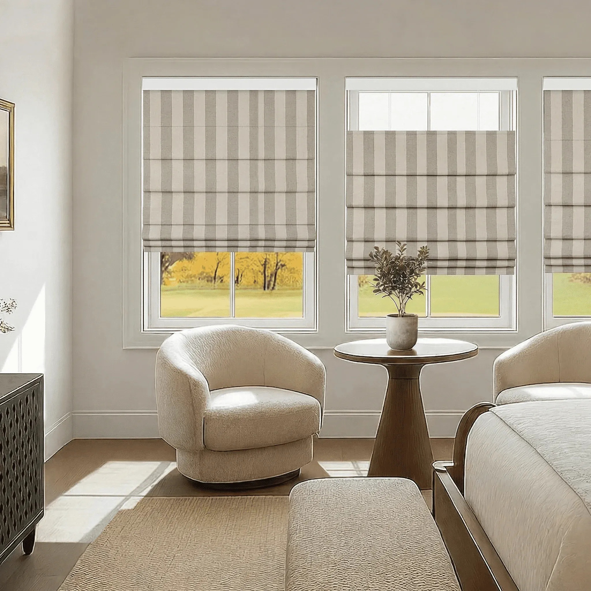 No-Drill M296 Top Down Bottom Up Roman Shade