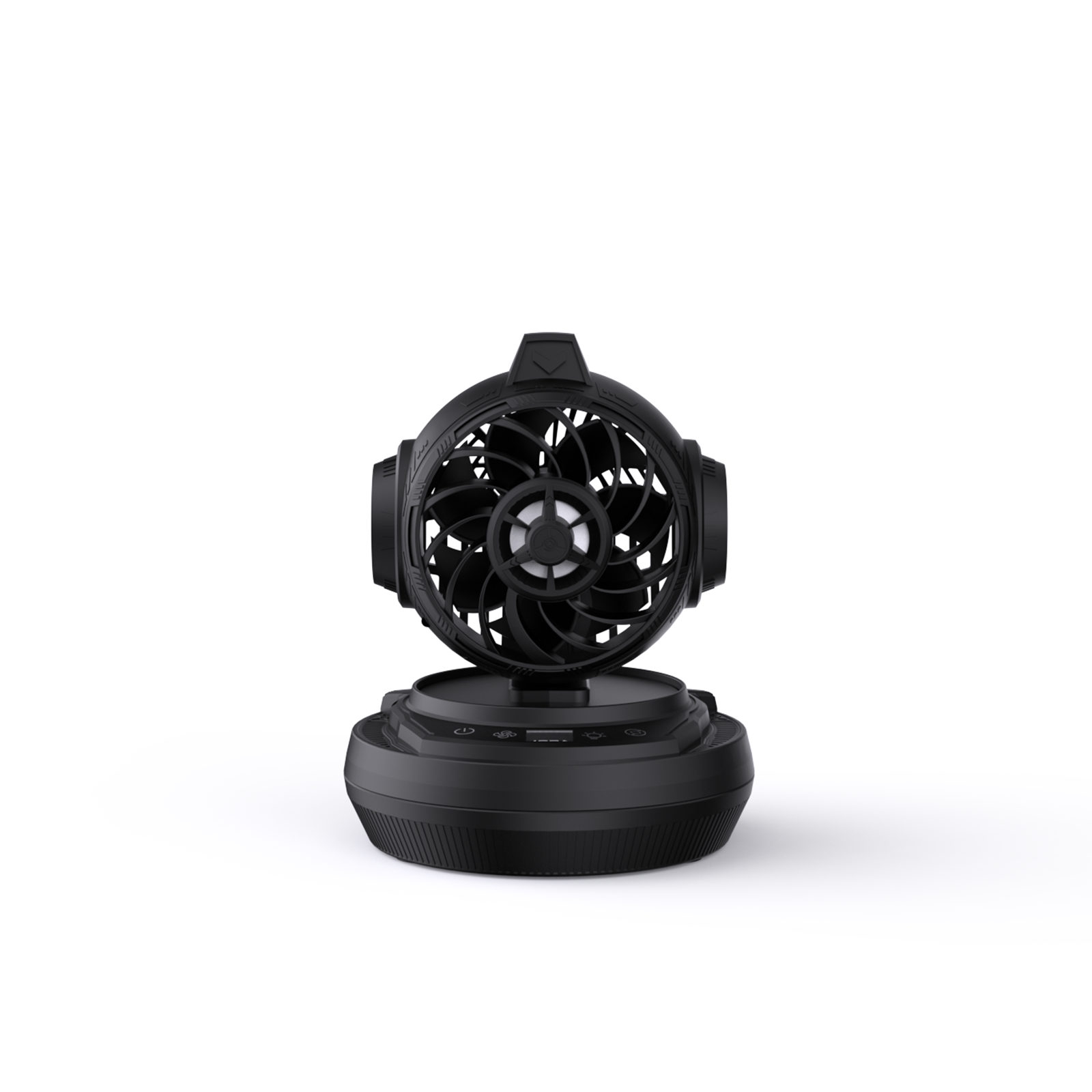 LAMJIE ORBY Smart Voice-Controlled Mecha Desk Fan with Auto Swing & Built-In Aroma