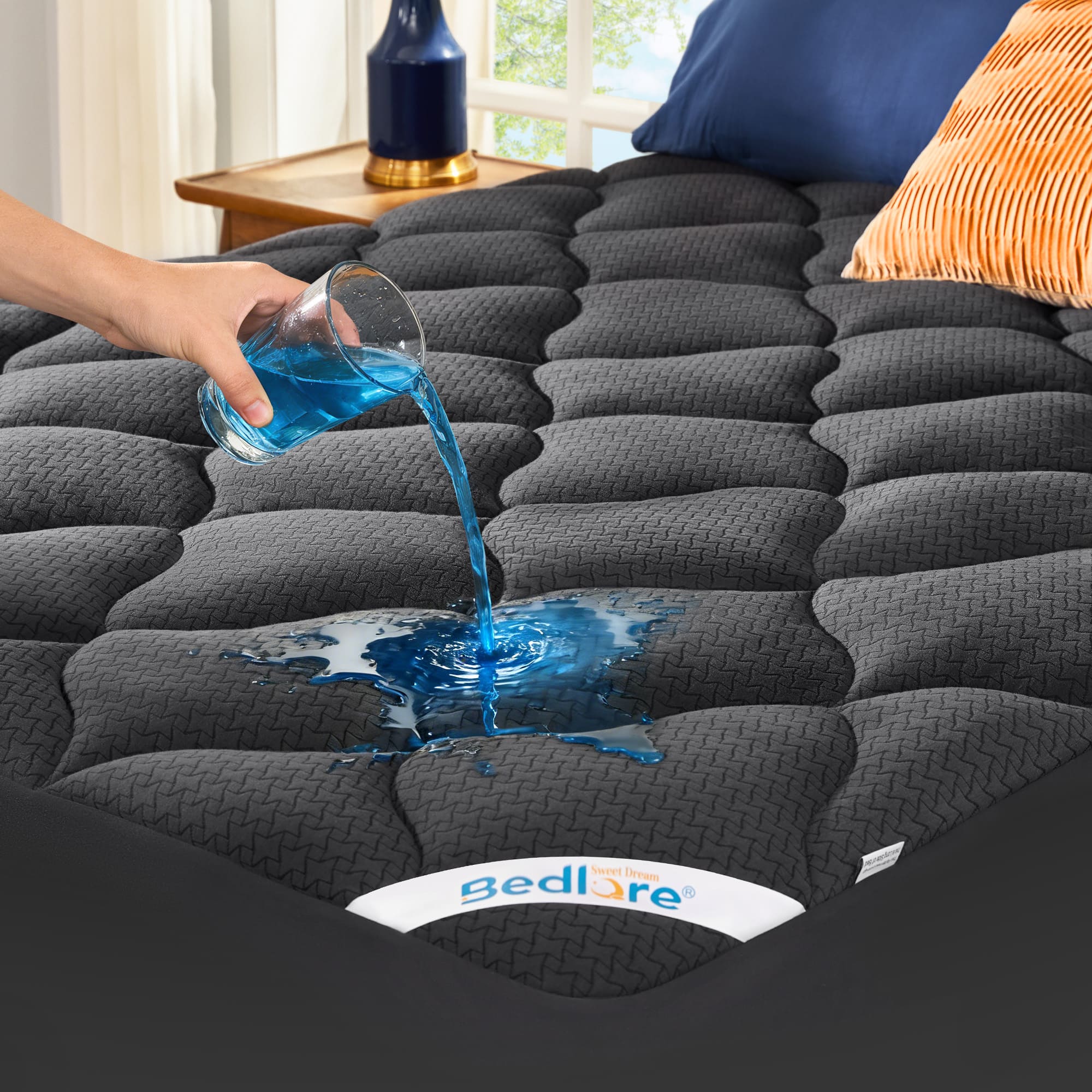 Bedlore Waterproof Mattress Pad – Quilted Breathable Mattress Cover
