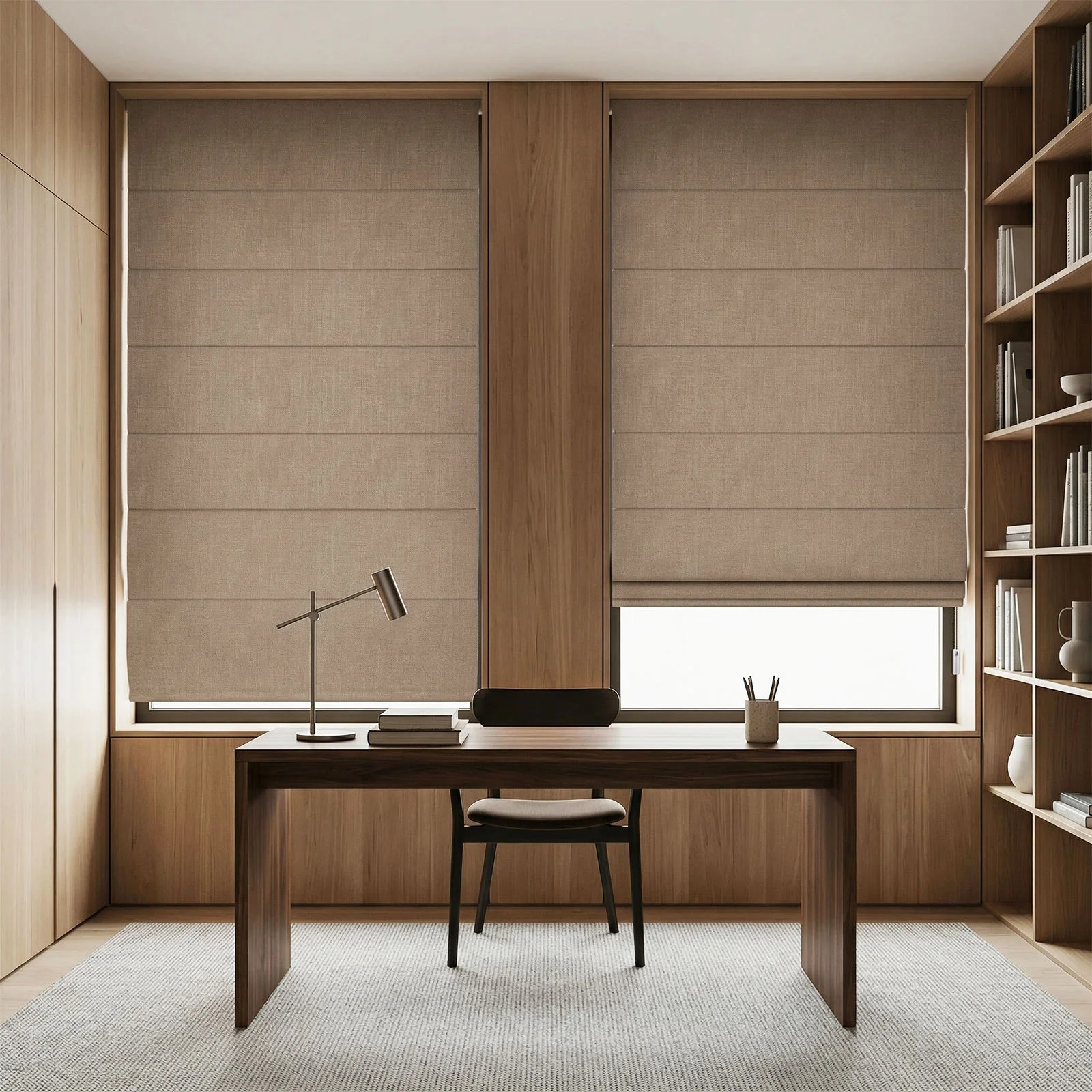 Blackout Cord Single Layer Roman Shade LM365