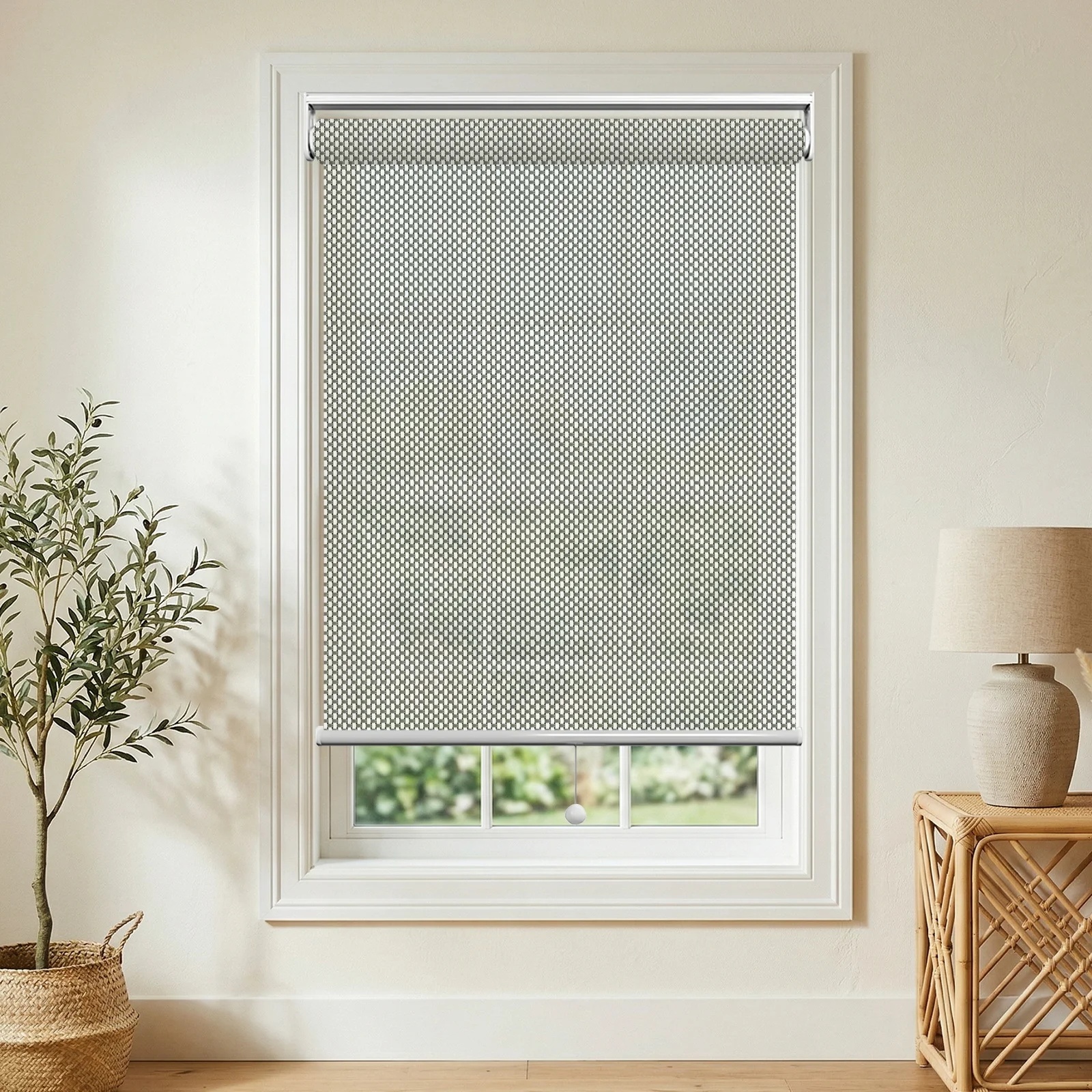 Solar Screen 3% Openness Cordless Spring Roller Shade (A116)