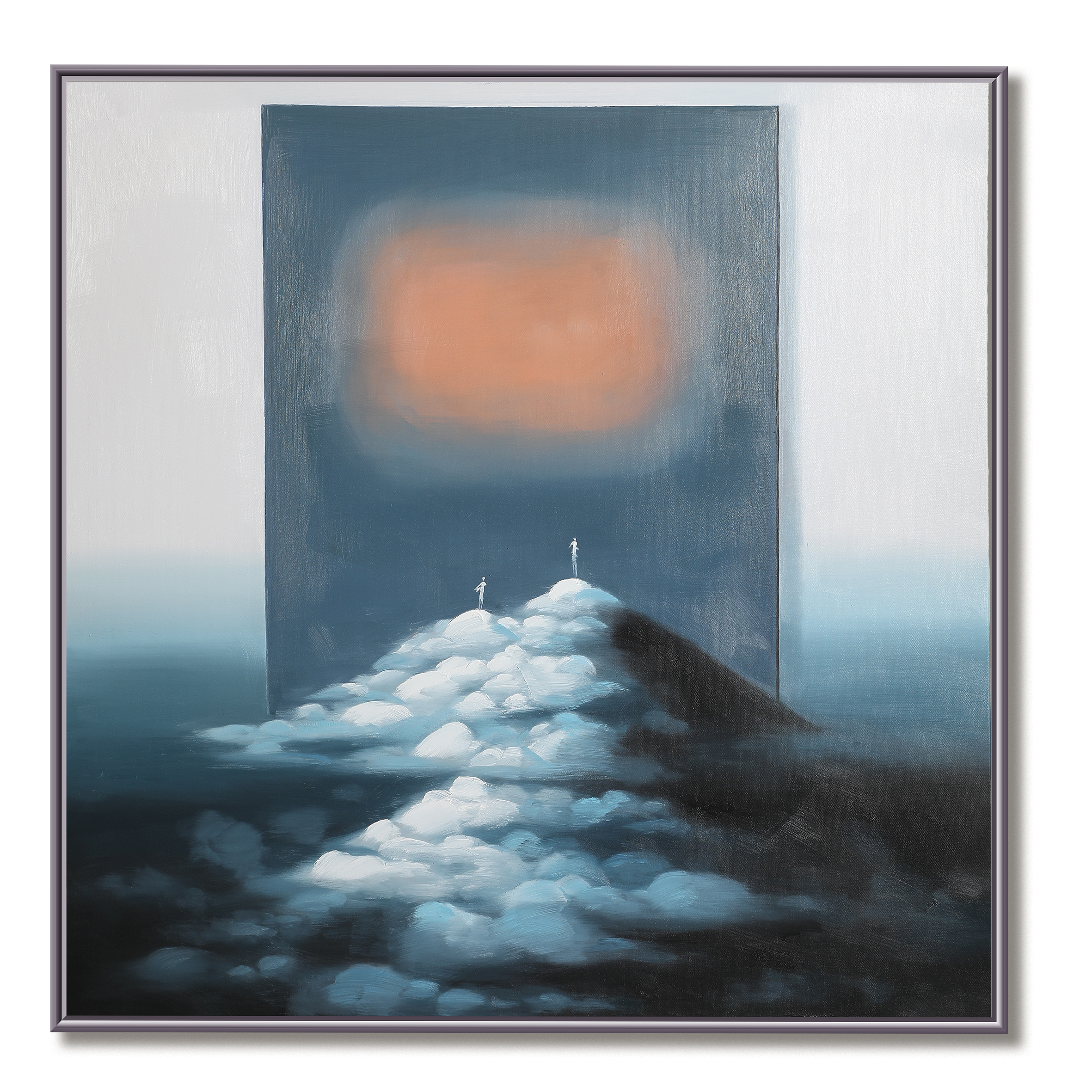 Path of Light – Surreal Abstract Landscape Oil Painting, Modern Art for Living Room and Office Décor